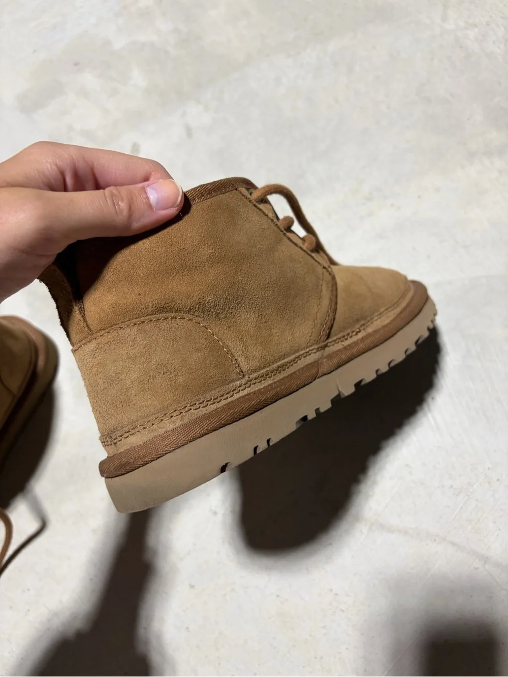 UGG neumel Boots Chestnut 6 fur lined